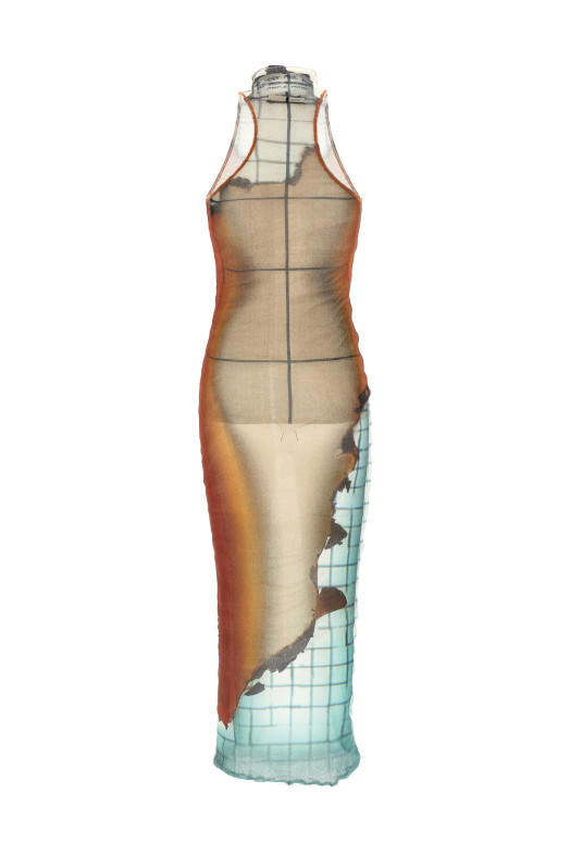 'Fire' dress Multicolor