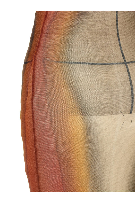 'Fire' dress Multicolor