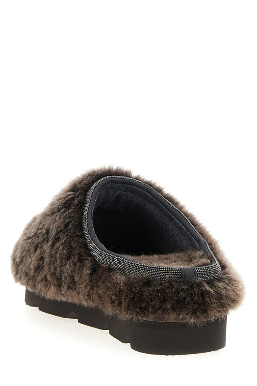 Моніле шерлінг сабо коричневі BRUNELLO CUCINELLI MZVBG3083C2390