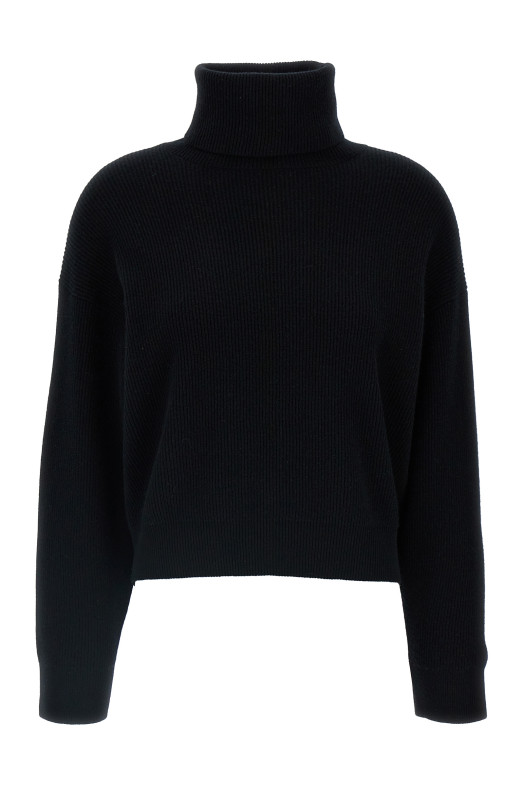 Ribbed turtleneck sweater Black Ribbed turtleneck sweater Black