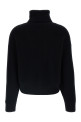 Ribbed turtleneck sweater Black Ribbed turtleneck sweater Black