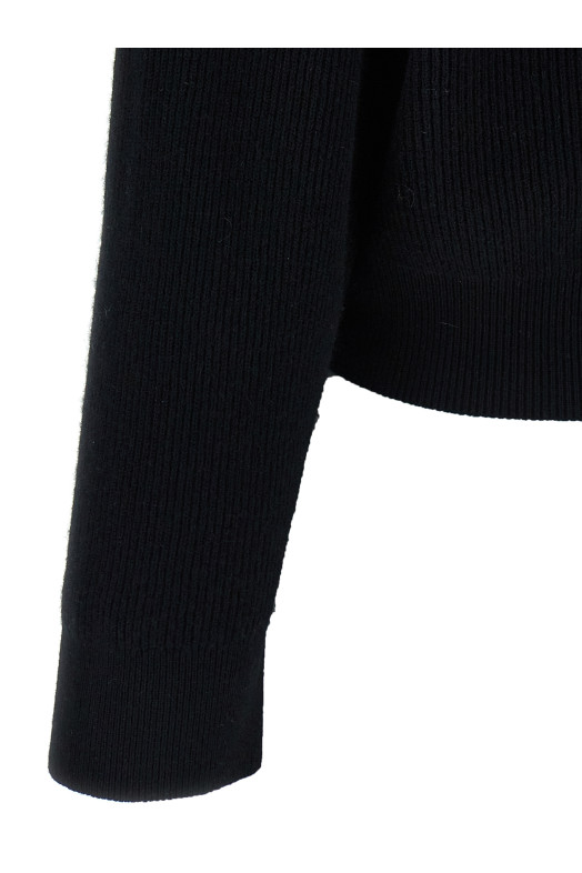 Ribbed turtleneck sweater Black Ribbed turtleneck sweater Black