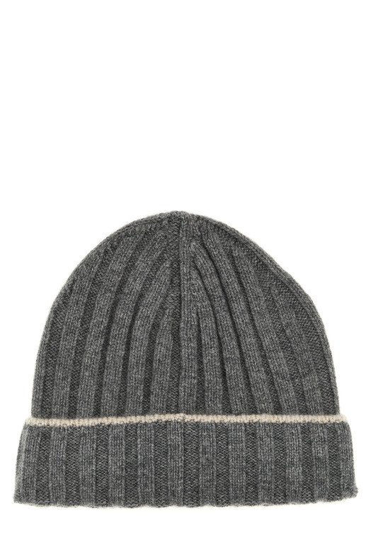 Contrast line beanie Gray Contrast line beanie Gray