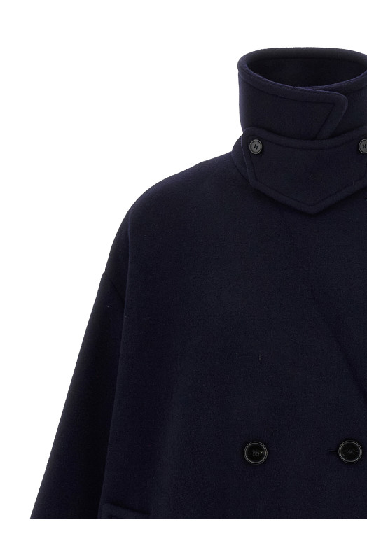 Double breasted wool coat Blue Double breasted wool coat Blue