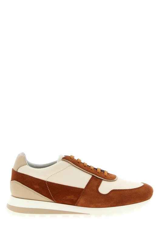 Шкіряні замшеві кросівки, різнокольорові BRUNELLO CUCINELLI MZUESLA289CZB56