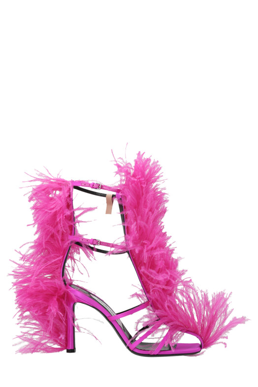 Сандалі sergio rossi x area кольору фуксії