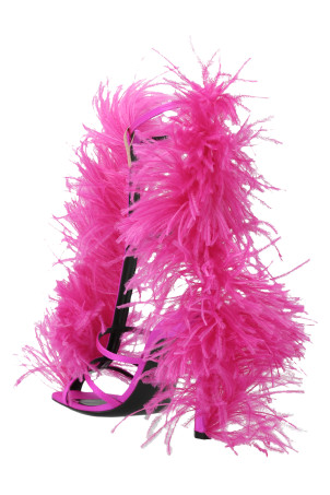 Сандалі sergio rossi x area кольору фуксії