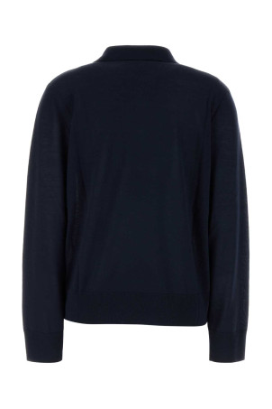 Dark blue wool polo shirt DSQUARED (S75HA1384S18310)