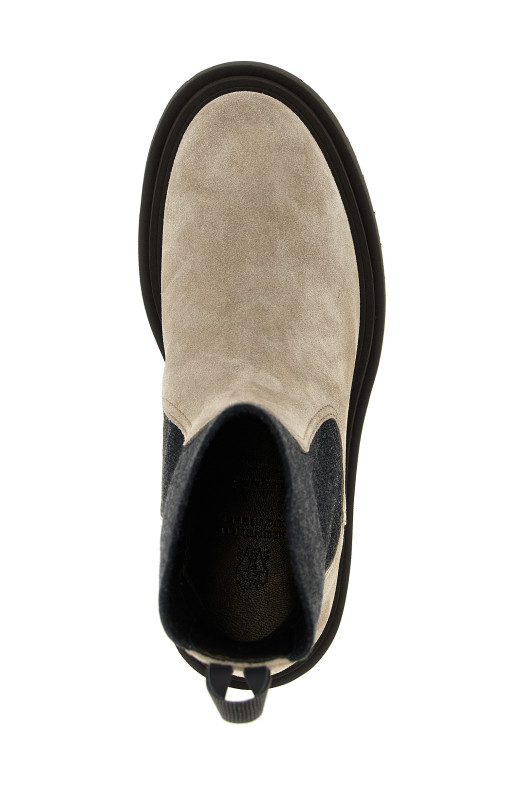 Черевики Precious Loop Detail бежеві BRUNELLO CUCINELLI MZSFG3034C5859 Черевики Precious Loop Detail бежеві BRUNELLO CUCINELLI MZSFG3034C5859