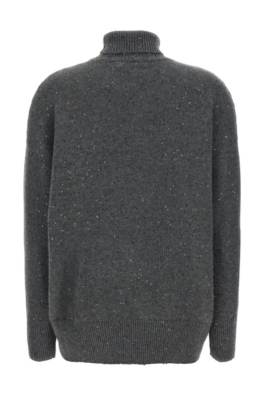 Sequin sweater Gray