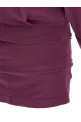 Draped mini dress Bordeaux Draped mini dress Bordeaux