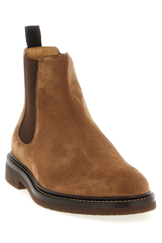 Ботильоны Chelsea Коричневые BRUNELLO CUCINELLI MZUPEAE818C2692 Ботильоны Chelsea Коричневые BRUNELLO CUCINELLI MZUPEAE818C2692