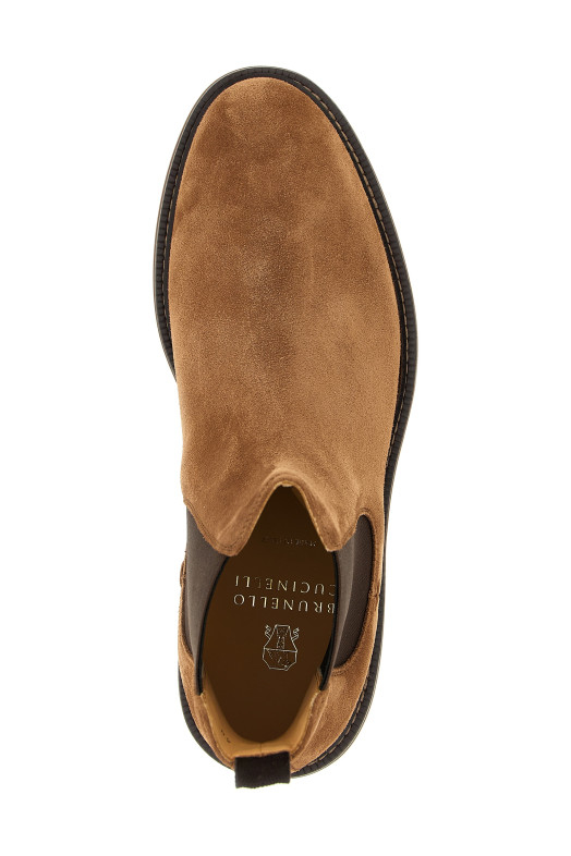 Ботильоны Chelsea Коричневые BRUNELLO CUCINELLI MZUPEAE818C2692 Ботильоны Chelsea Коричневые BRUNELLO CUCINELLI MZUPEAE818C2692