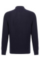Ребриста сорочка-поло Синя BRUNELLO CUCINELLI M29400105CW425 Ребриста сорочка-поло Синя BRUNELLO CUCINELLI M29400105CW425