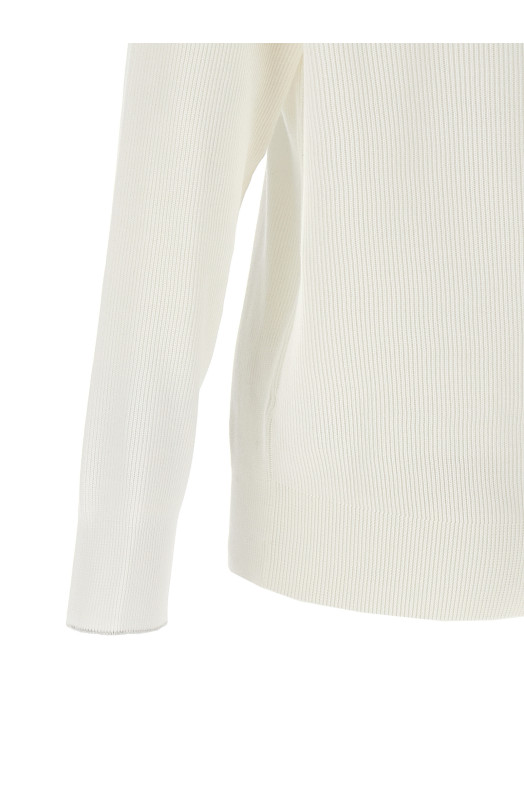 Ribbed polo shirt White Ribbed polo shirt White