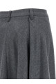 Asymmetrical wool skirt Gray Asymmetrical wool skirt Gray