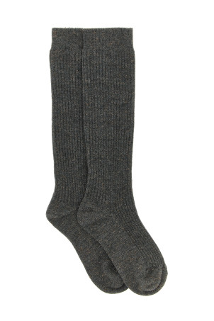 «Сверкающие» ребристые носки Серые M9A821989C2355