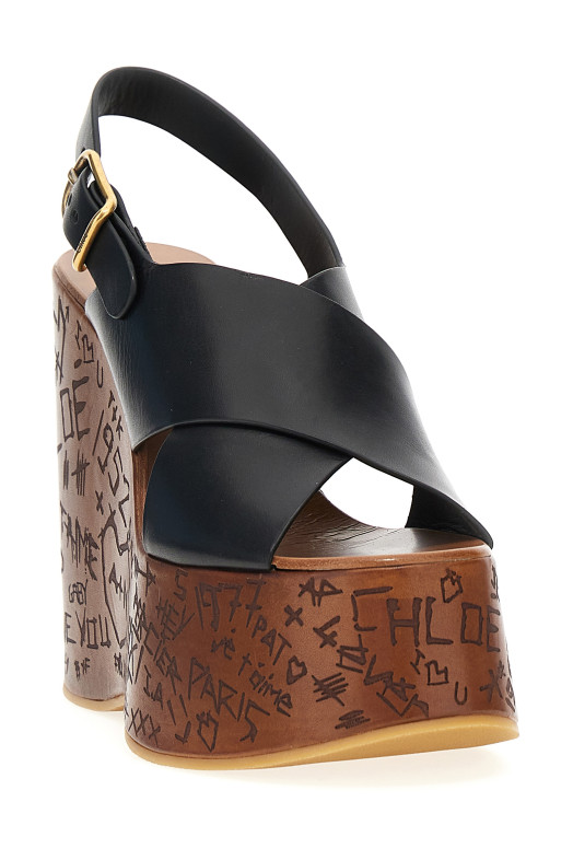 'Maxime' wedges Black 'Maxime' wedges Black
