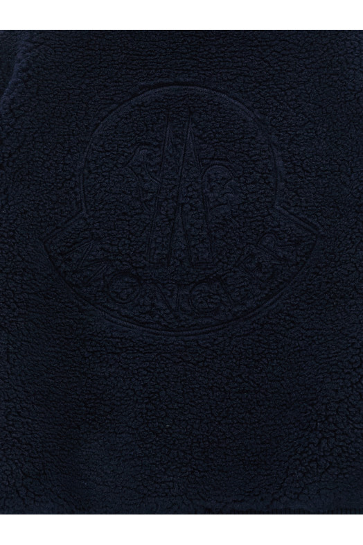 Худі з капюшоном Teddy, синій MONCLER ENFANT K29548G0001689A3X778 Худі з капюшоном Teddy, синій MONCLER ENFANT K29548G0001689A3X778