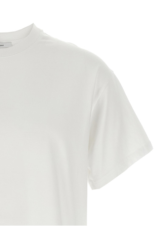 Футболка с логотипом Белая GIVENCHY BM71NK3YRJ100
