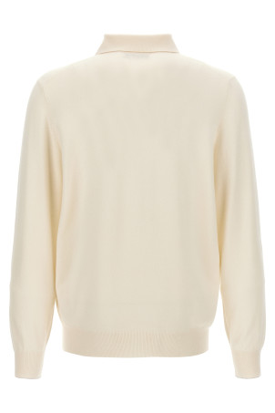 Cashmere polo shirt White Cashmere polo shirt White