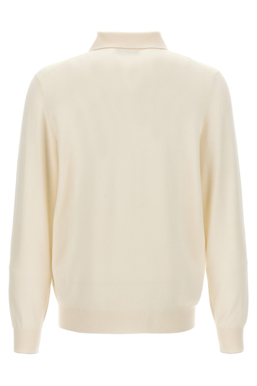 Cashmere polo shirt White Cashmere polo shirt White