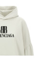 Толстовка с укороченным логотипом, серая BALENCIAGA 818433TSVO39012