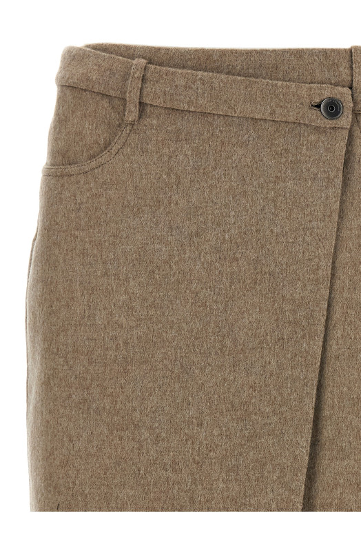 Спідниця «Wrapped» Бежева MD565G3897C364