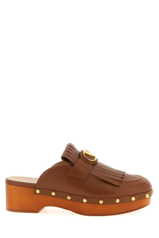 Valentino Garavani «VLogo Signature» сабо коричневі W2S0KY6YHJN58 Valentino Garavani «VLogo Signature» сабо коричневі W2S0KY6YHJN58