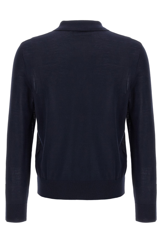 Logo embroidery polo shirt Blue Logo embroidery polo shirt Blue