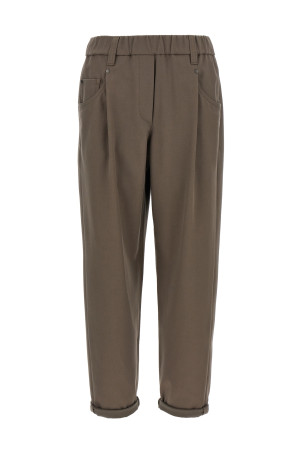 Shiny Bartack pants Gray Shiny Bartack pants Gray
