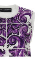 'Maiolica' printed vest Purple