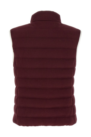 Жилет с логотипом бордовый BRUNELLO CUCINELLI MG9277778C9663 Жилет с логотипом бордовый BRUNELLO CUCINELLI MG9277778C9663