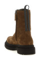 Suede combat boots Monile Brown