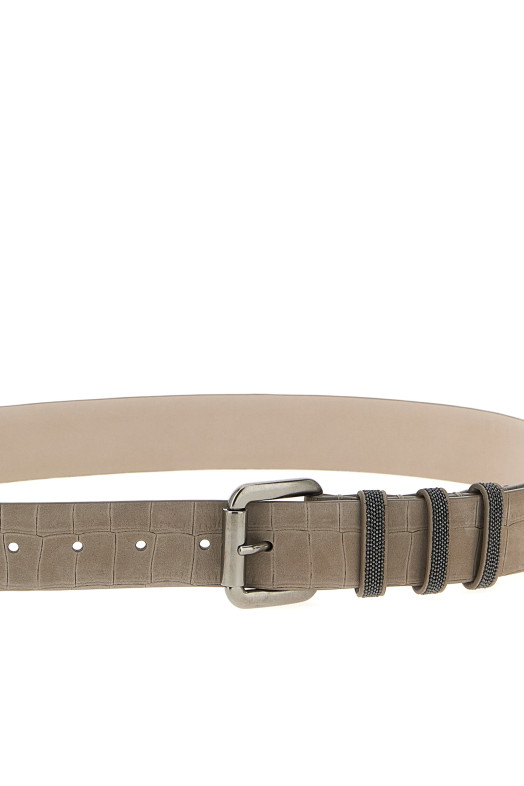 'Shiny Loops' belt Gray