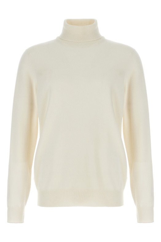 Cashmere turtleneck sweater White Cashmere turtleneck sweater White