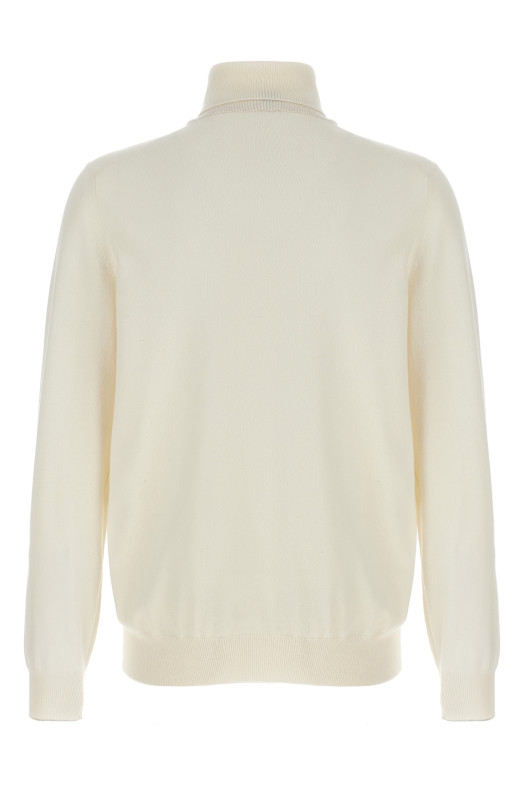 Cashmere turtleneck sweater White Cashmere turtleneck sweater White