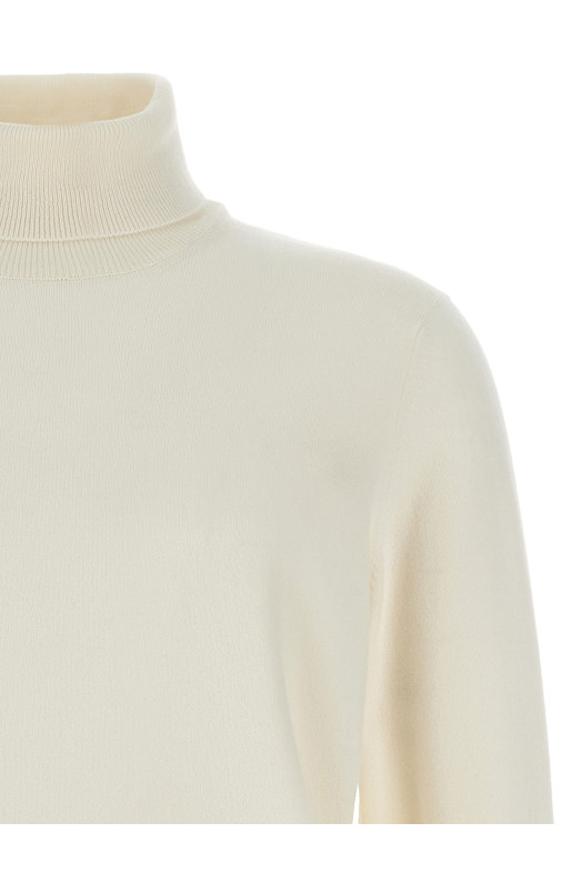 Cashmere turtleneck sweater White Cashmere turtleneck sweater White