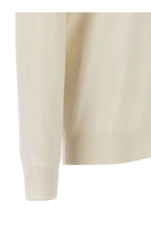 Cashmere turtleneck sweater White Cashmere turtleneck sweater White