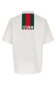 Рубашка с лентой на веб-сайте, белая GUCCI 794907Z7AHA9000 Рубашка с лентой на веб-сайте, белая GUCCI 794907Z7AHA9000