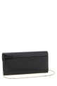 'Belle Vivier' wallet on chain Black