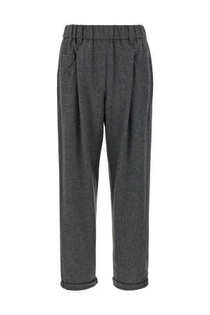 Wool and cashmere pants Gray