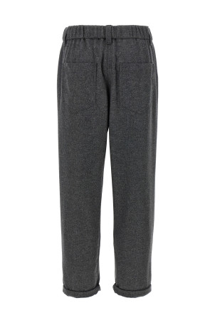 Wool and cashmere pants Gray