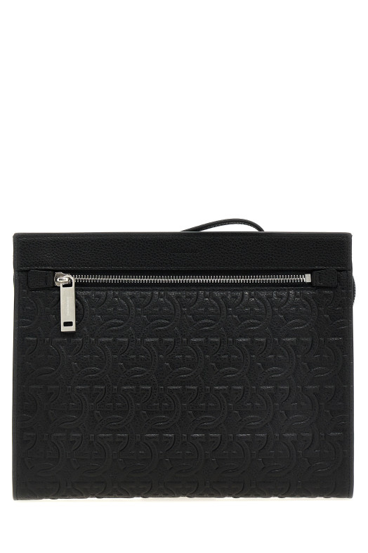 'Gancini' clutch Black