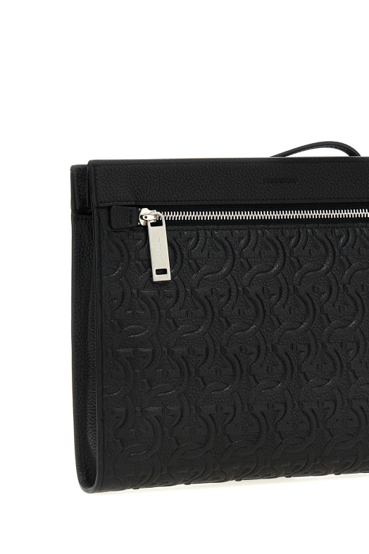 'Gancini' clutch Black
