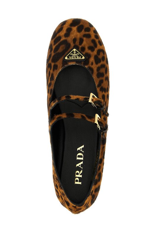 Double strap ballet flats Multicolor