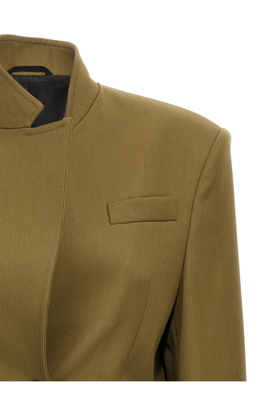 Maxi shoulder strap blazer Green Maxi shoulder strap blazer Green