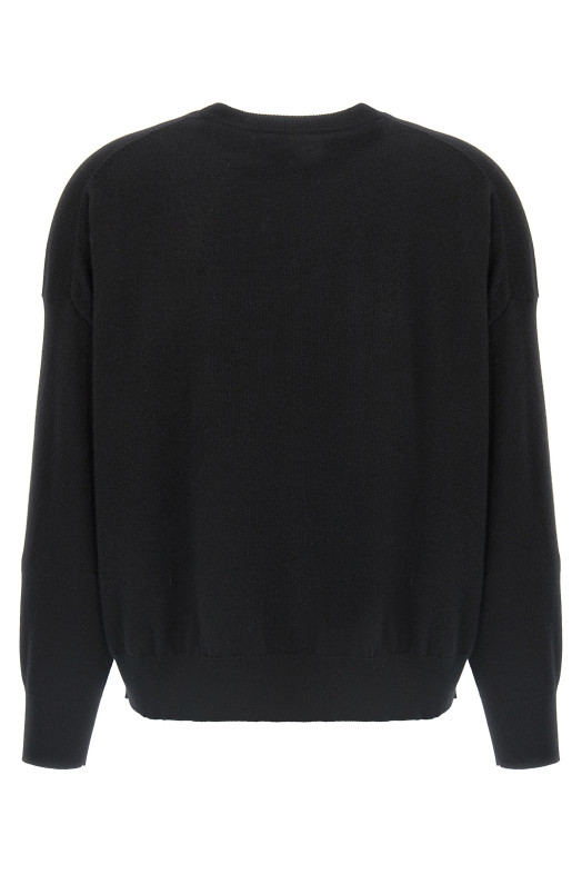 Светр Monile crop, чорний BRUNELLO CUCINELLI M12212600C101 Светр Monile crop, чорний BRUNELLO CUCINELLI M12212600C101