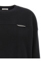 Светр Monile crop, чорний BRUNELLO CUCINELLI M12212600C101 Светр Monile crop, чорний BRUNELLO CUCINELLI M12212600C101