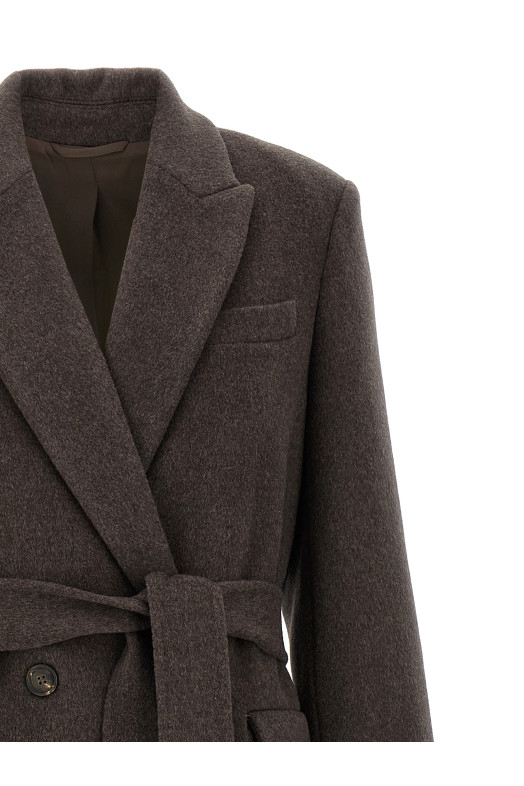 'Double' coat Brown 'Double' coat Brown
